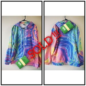 Neon Threads Unisex neon reactive jacket (Like New!)